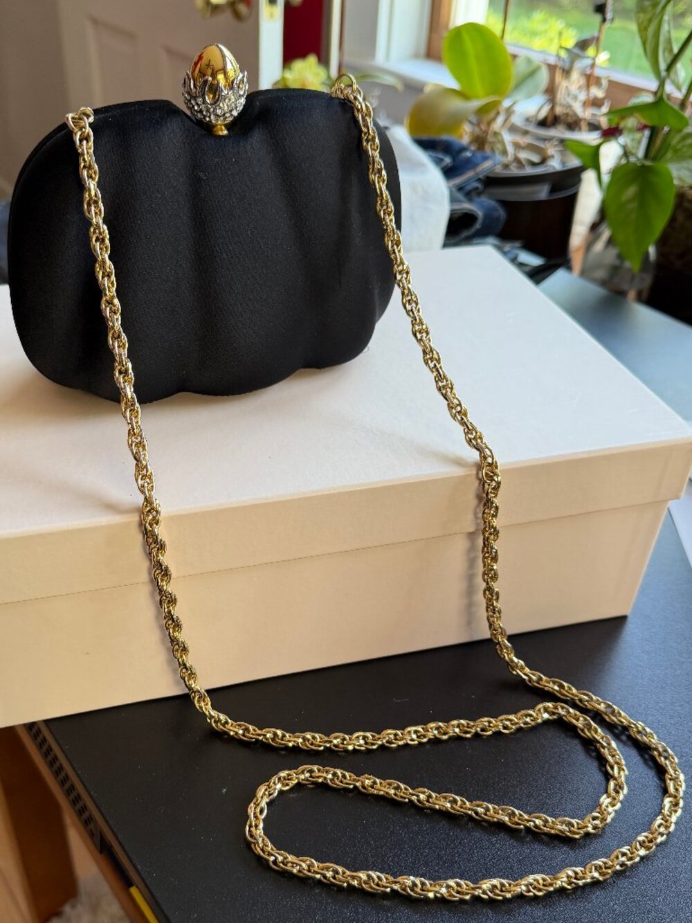 Rodo from Italy, Satin Dress Handbag - PERFECT condition